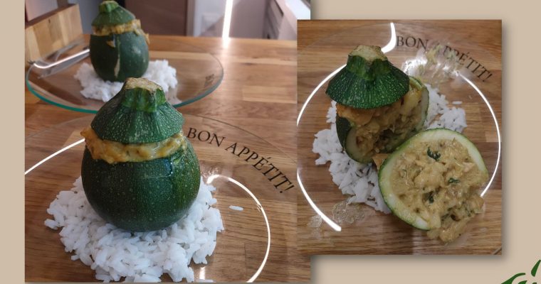 Courgettes farcies à l’indienne