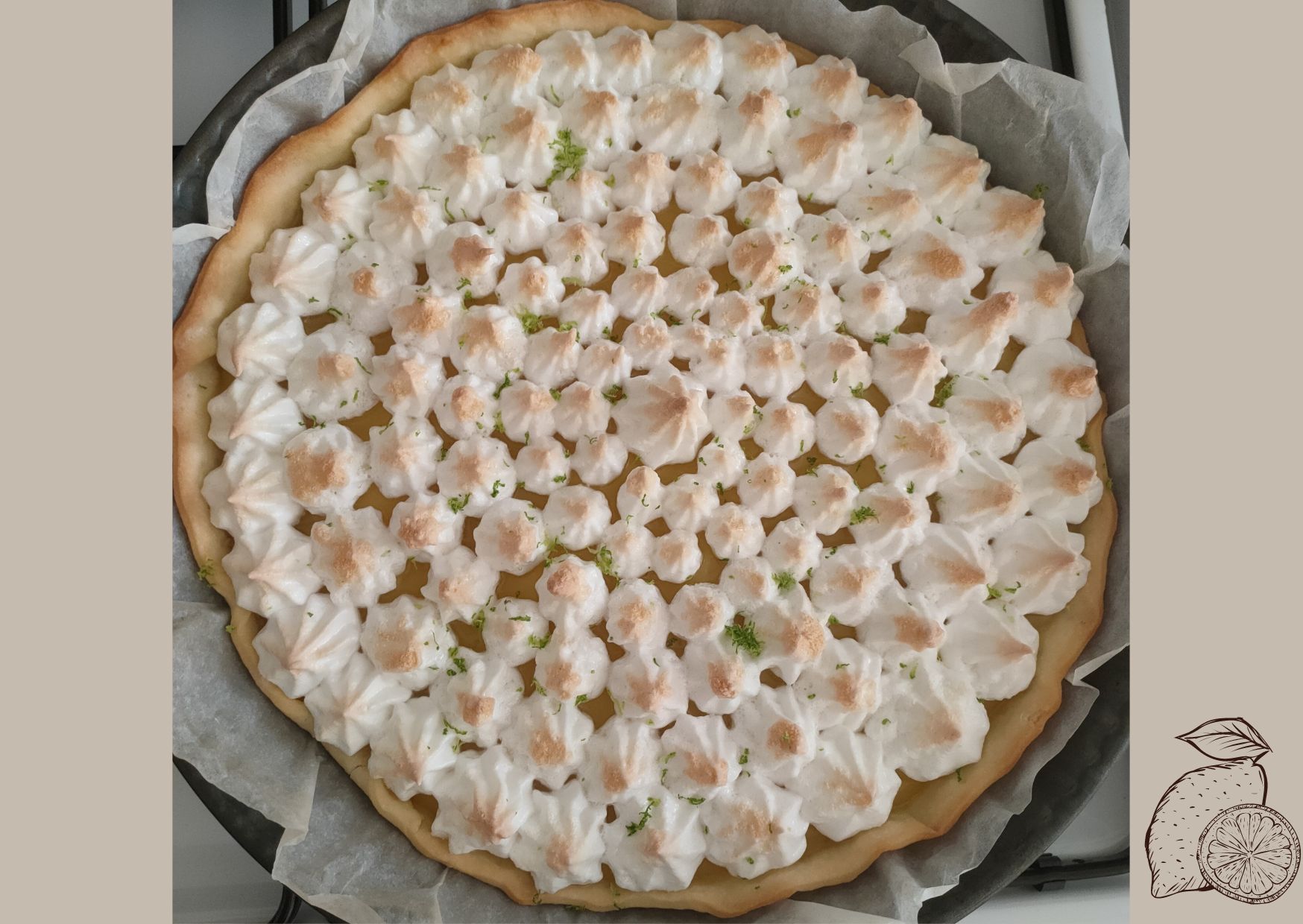 Tarte au citron meringuée sans lactose