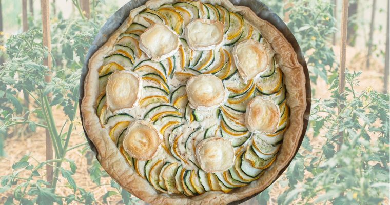 Tarte courgette chèvre