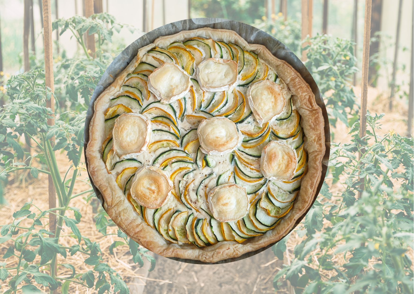 Tarte courgette chèvre