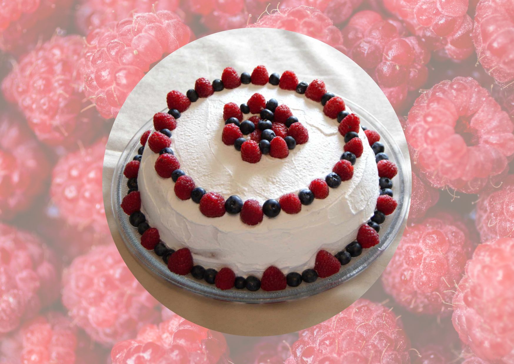 Naked cake à la framboise