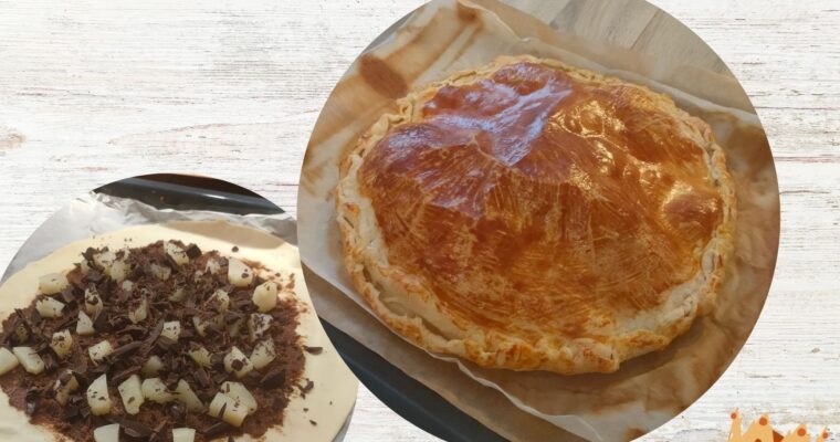 Galette de rois poire chocolat